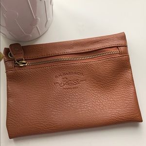 G.H. Bass & Co. small brown pouch